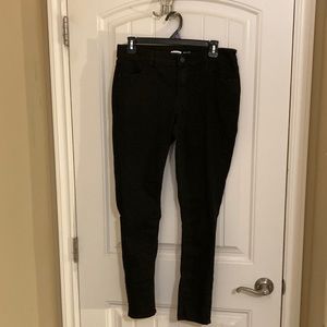 Old Navy Super Skinny High Rise Black Jeans